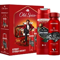 Подарочный набор для мужчин Old Spice Wolfthorn (дезодорант-спрей, 150 мл и гель для душа 3в1, 250 мл)