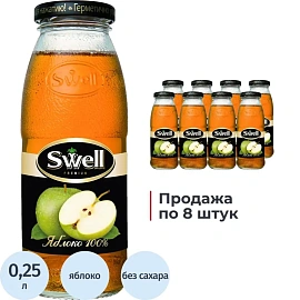Сок Swell яблочный 0.25 л
