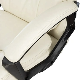 Кресло офисное BRABIX PREMIUM "Trend EX-568", экокожа, бежевое, 532102