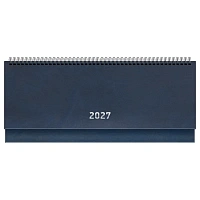 Планинг датированный 2027г., 64л., 285*100, бумвинил, BG, синий