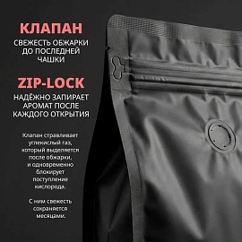 Кофе в зёрнах Деловой Стандарт 9/40 250 г (пакет)
