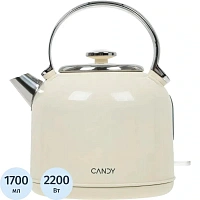 Чайник электрический Candy CK-205 бежевый (FM04W2D00RU)