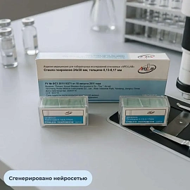 Стекло покровное Apexlab 24х50 мм (500 штук в упаковке)
