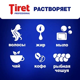 Средство для прочистки труб Xtormer Prof (Tiret) гель 1 л