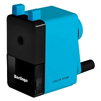 Точилка механическая Berlingo "Color Zone", голубая, пласт. корпус, инд. упак.
