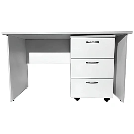 Стол медицинский STR Medical MD CM 10.02 с тумбой (белый, 1300х600х750 мм)