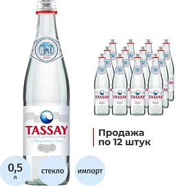 Вода питьевая Tassay негазированная 0.5 л