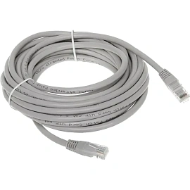 Патч-корд витая пара ExeGate FTP-RJ45-RJ45-C5e-CU-10M-GY 5e 10 м