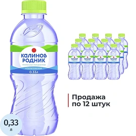 Вода минеральная Калинов Родник столовая негазированная 0.33 л