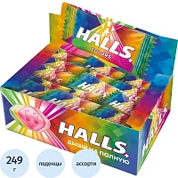 Карамель Halls Colors ассорти 249 г (90 штук в упаковке)