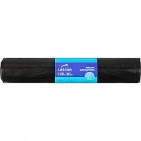 Мешки для мусора Luscan 120 л чёрные (ПВД 35 мкм, 20 штук)