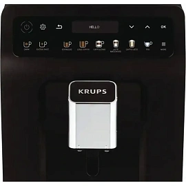 Кофемашина с капучинатором Krups Evidence Plus чёрная (EA894810)