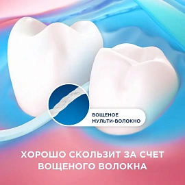 Зубная нить ORAL-B EssentFloss вощ мят 2x50м уп МП