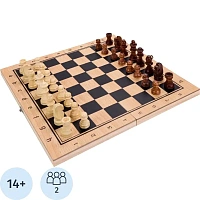 Настольная игра Шахматы деревянные 29x14.5 см
