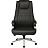 Кресло для руководителя Easy Chair EChair-518 ML чёрное (натуральная кожа с компаньоном, металл хромированный) Фото 0
