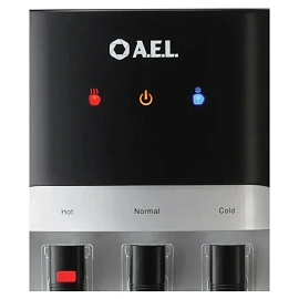 Кулер для воды AEL LD-AEL-808a чёрный (нагрев и охлаждение)