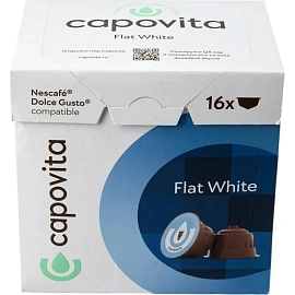 Кофе в капсулах для кофемашин Capovita Flat White (16 шт. в упаковке)