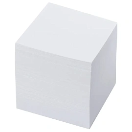 Блок для записей непроклеенный, 9х9х9 см, плотность 80 г/м2, белизна 95-98%, ОФИСМАГ, 123019
